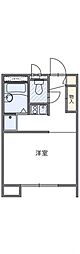 レオパレスエスペランサ光 1Kの間取図画像