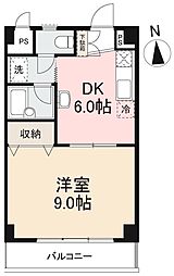 ボヌール旅篭 3階1DKの間取り