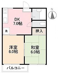 間取図画像 2DK