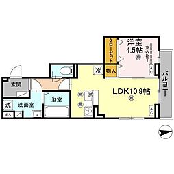 間取図画像 1LDK