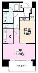 Ａｔｙ 8階1LDKの間取り