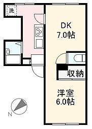 間取図画像 1DK