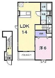 間取図画像 1LDK