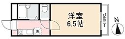 エクセルコート2 1Kの間取図画像