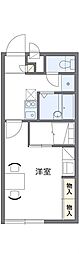 レオパレスSetoLands高橋 1Kの間取図画像