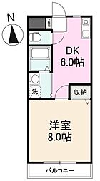間取図画像 1DK