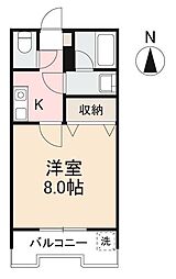 メゾンドハイツ・T 1Kの間取図画像