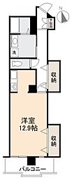 Glitter3 ワンルームの間取図画像