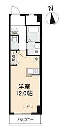 SAMTY栗林公園北 ワンルームの間取図画像