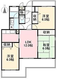 マイレーミアサミ1 3LDKの間取図画像