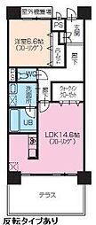 サンライズ太田 1LDKの間取図画像