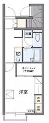 レオパレスグレイス木太 1Kの間取図画像