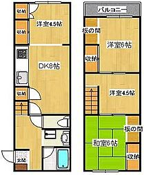 労住協第5ビル 3SDKの間取図画像