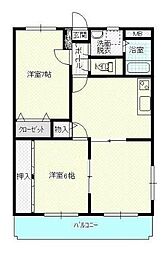 M.クラルテ 3DKの間取図画像