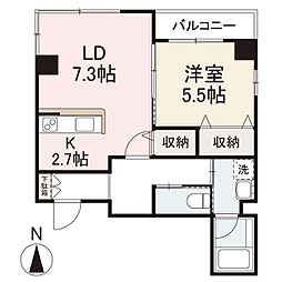 PasaPas 1LDKの間取図画像