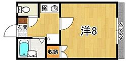 グランコートEAST 1Kの間取図画像