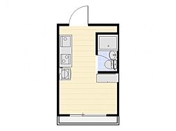 エステート番町ハウス ワンルームの間取図画像