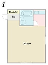 メゾン葛西 ワンルームの間取図画像