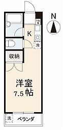 イマージュ吉野 ワンルームの間取図画像