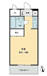 メゾンド西宝町 ワンルームの間取図画像