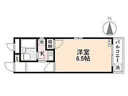 AROLEXハイツ 1Kの間取図画像