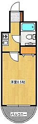 メゾン茜 1Kの間取図画像