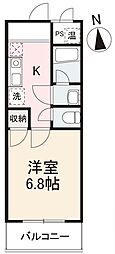 S-Yビル 1Kの間取図画像