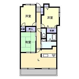 アルファステイツ屋島2 3LDKの間取図画像