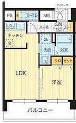 La・Tour 1LDKの間取図画像