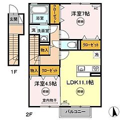 物件の間取り