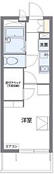 レオパレスアルブルヴィラージュ 1Kの間取図画像