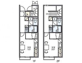 レオパレスネーブルI 204 ｜ 香川県高松市多肥上町393-1（賃貸アパート1K・2階・22.70㎡） その2