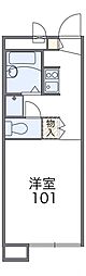 レオパレスさくら 1Kの間取図画像