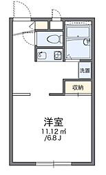 レオパレスプレミールレジデンスＭ 1階1Kの間取り