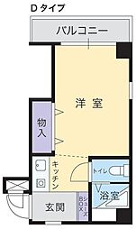 アルファエステート昭和町 1Kの間取図画像