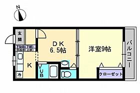 宮脇第8マンション 405 ｜ 香川県高松市宮脇町ニ丁目14-22（賃貸マンション1DK・4階・33.41㎡） その2