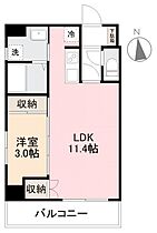 メルベーユ丸の内 304 ｜ 香川県高松市丸の内4-21（賃貸マンション1LDK・3階・36.53㎡） その2