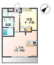 リバレイン今里 101 ｜ 香川県高松市今里町一丁目408（賃貸アパート1LDK・1階・41.25㎡） その2