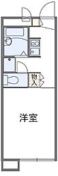 レオパレスさくら 1Kの間取図画像