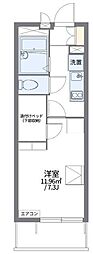 レオパレスCHI-YO 1Kの間取図画像