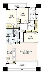 間取図画像 3LDK
