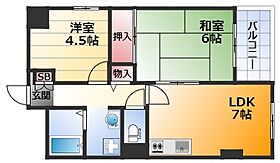 第2シャトー中尾  ｜ 大阪府大阪市淀川区宮原2丁目（賃貸マンション2LDK・3階・55.00㎡） その2