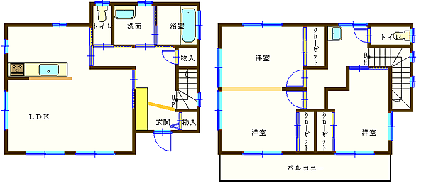 間取りを拡大表示