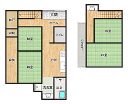 熊本市西区花園六丁目 6Kの間取り