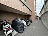 設備：バイク置き場です！