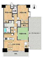 間取図画像 3LDK