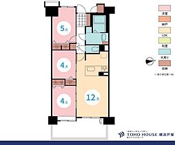 ココタウンヒルトップマリーナ 3LDKの間取図画像