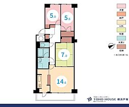 コープ野村相模大野台 3LDKの間取図画像