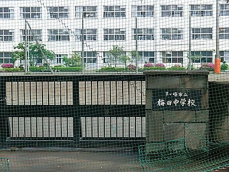 市街地に近く恵まれた環境に位置する公立中学校。文武両道を掲げて学力向上と部活動の活性化に注力し、生徒の主体性を重んじながら地域社会と連携して心豊かな青年を育んでいます。