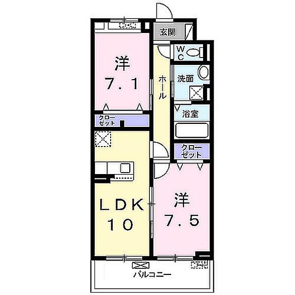 エスポワールVI ｜京都府京都市伏見区久我石原町(賃貸アパート2LDK・3階・58.82㎡)の写真 その2